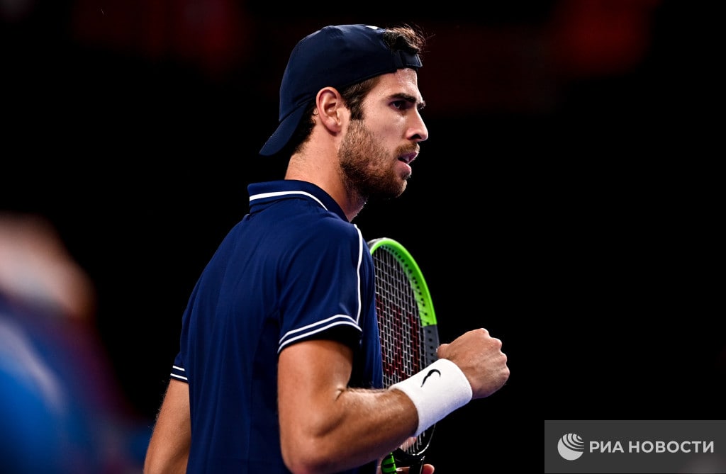 Карен Хачанов сыграет с Новаком Джоковичем в полуфинале турнира ATP в...